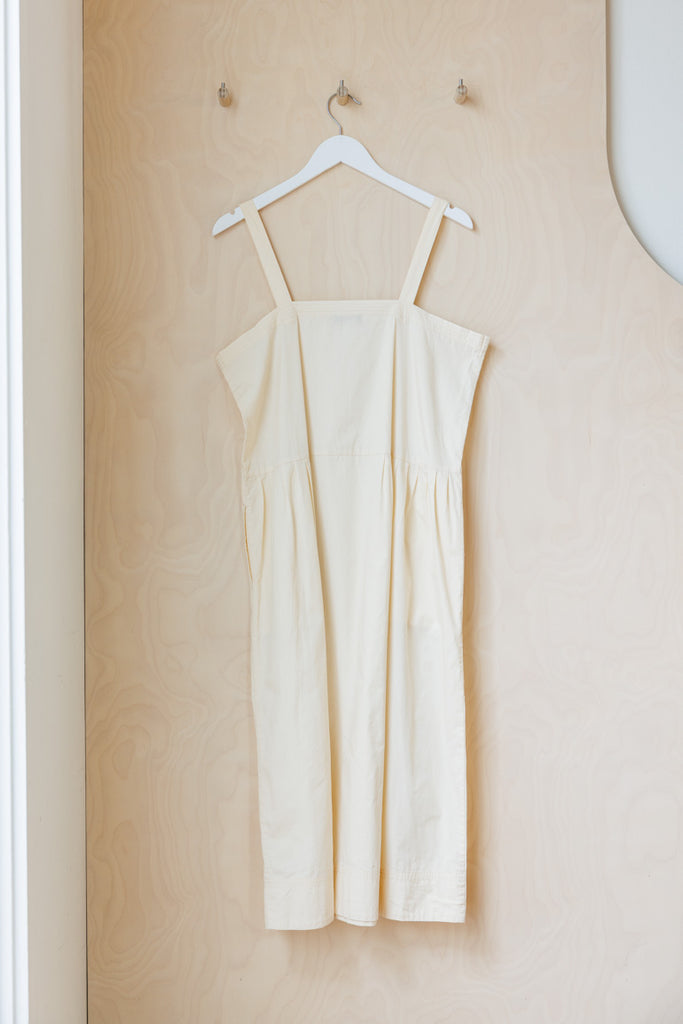 Tartan Sample Sale French Slip Dress - Cream