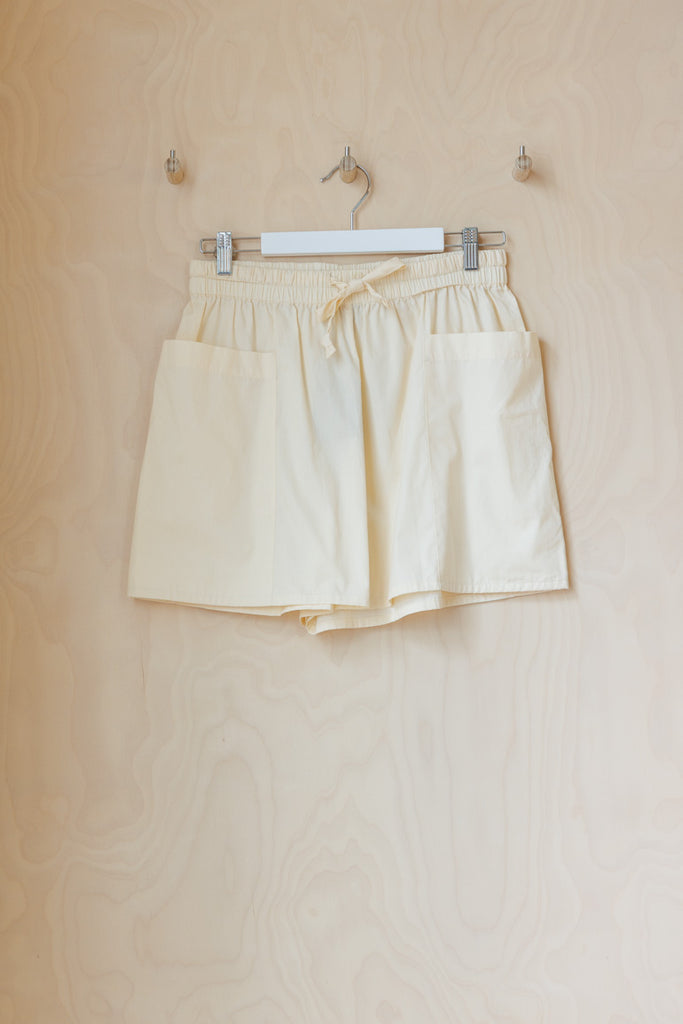 Tartan Organic Cotton Boxer Shorts - Cream