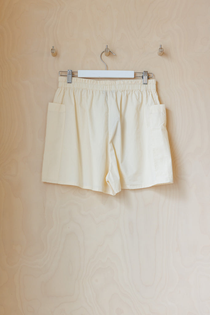 Tartan Organic Cotton Boxer Shorts - Cream