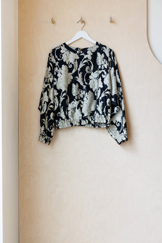Dries Van Noten Brocade Top - Black