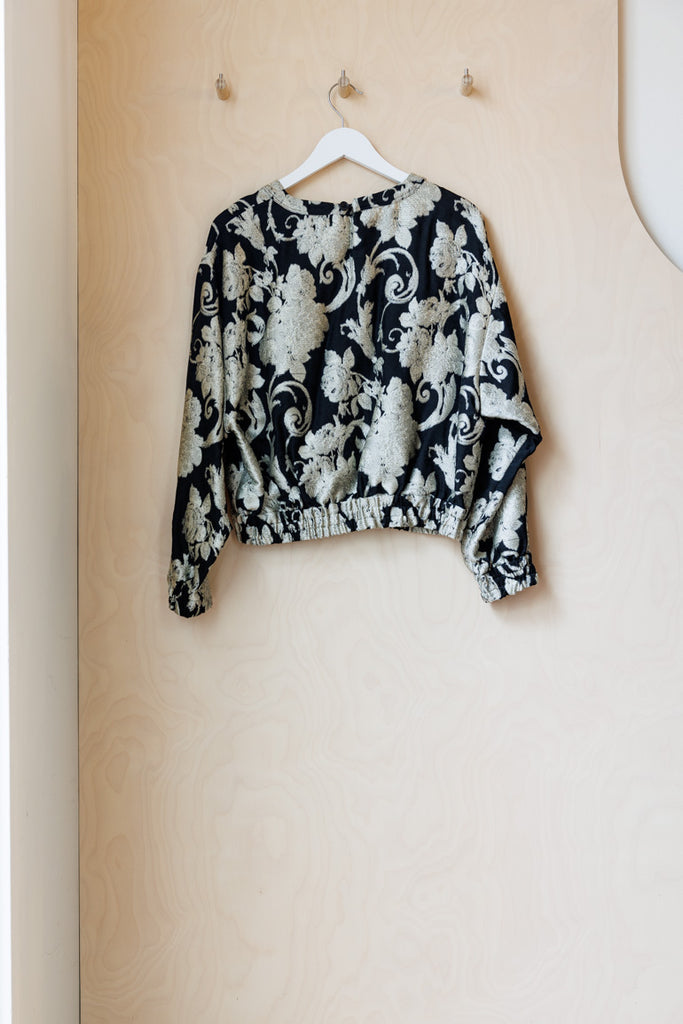 Dries Van Noten Brocade Top - Black