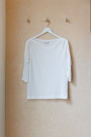 Archives Dries Van Noten Raglan Boat Neck T-Shirt - White