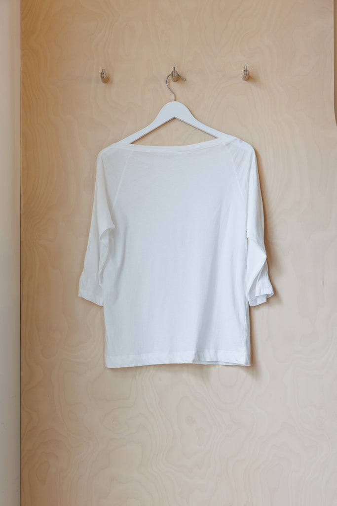 Archives Dries Van Noten Raglan Boat Neck T-Shirt - White