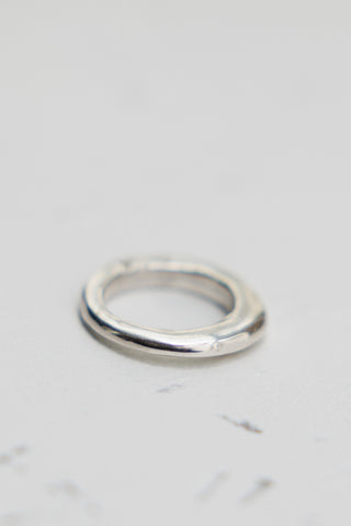 Hayet Ring - Polished Silver