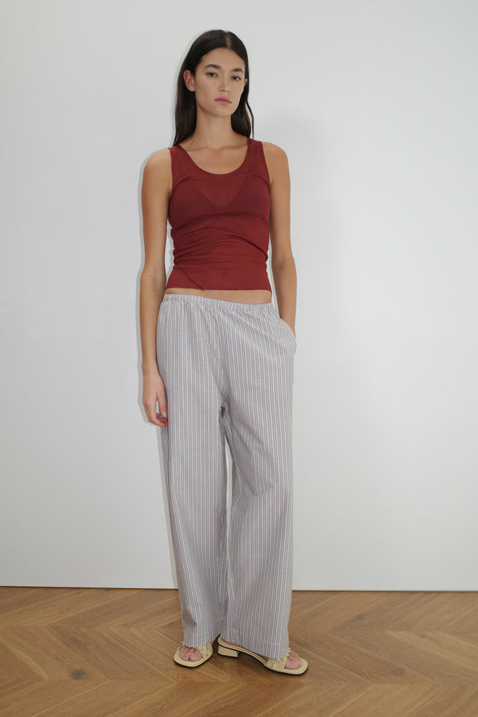 Ease Trouser - Seas Stripe
