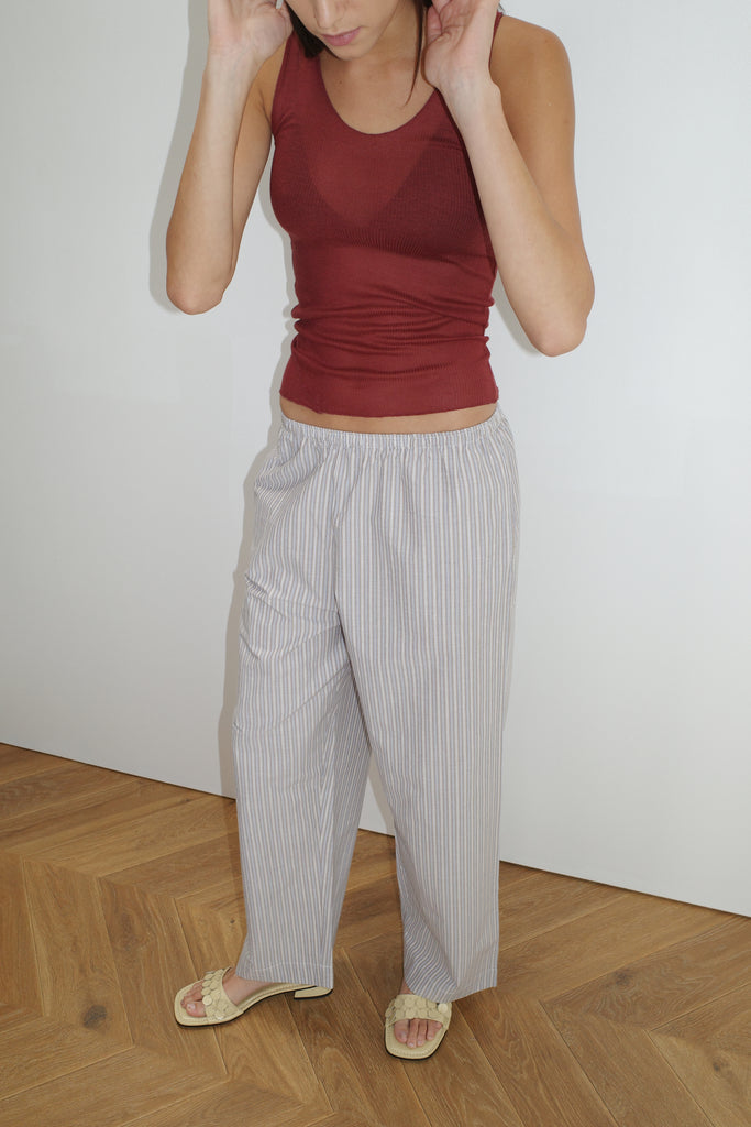 Ease Trouser - Seas Stripe