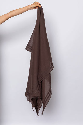 Organic Cotton Sarong - Cacao