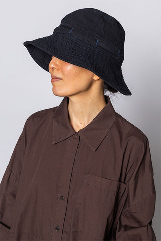 Over Dyed Sun Hat - Washed Black