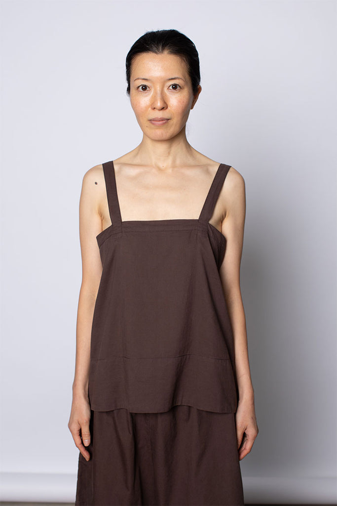 Organic Cotton Camisole - Cacao