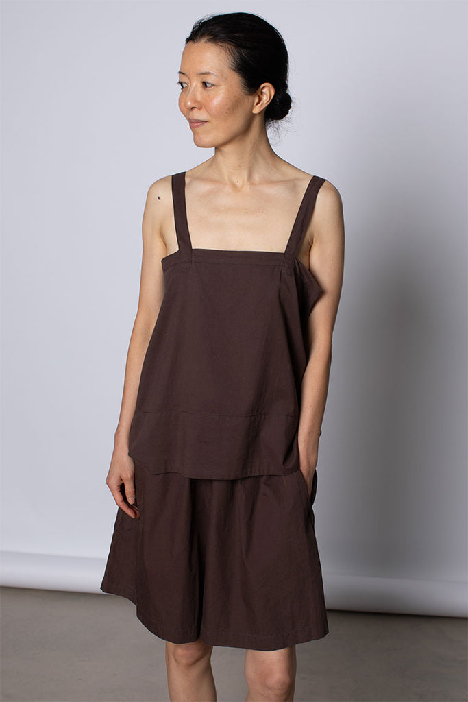 Organic Cotton Camisole - Cacao