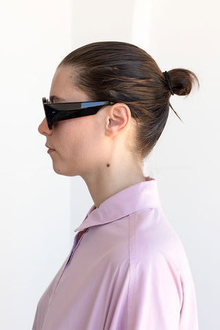 Dries Van Noten Round Sunglasses - Black