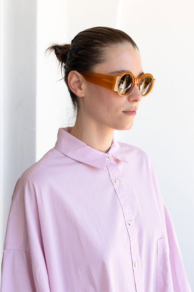 Dries Van Noten Round Sunglasses - Honey