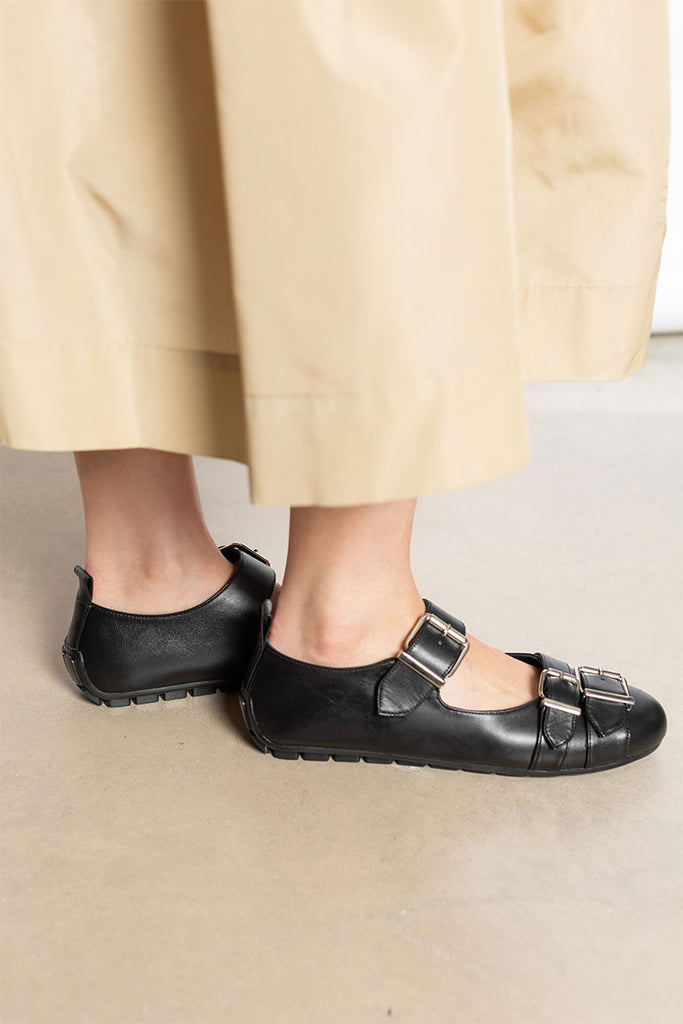 Buckle Ballerina Grip - Black