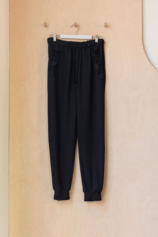 Simone Rocha Frill Pocket Jogger - Black
