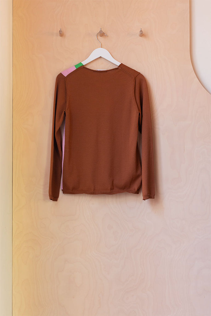 Comme Des Garçons Shirt Bowtie Knit Top - Multi
