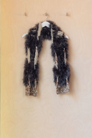 Dries Van Noten Feathered Scarf - Multi