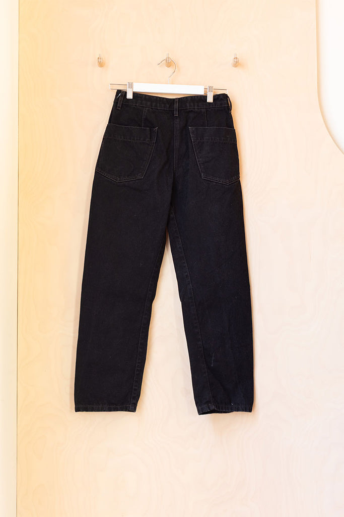 Lemaire Denim Twisted Pant - Black 34