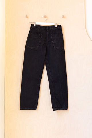 Lemaire Denim Twisted Pant - Black 34