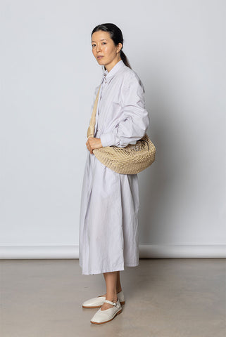 Croissant Filt Bag - Light Beige