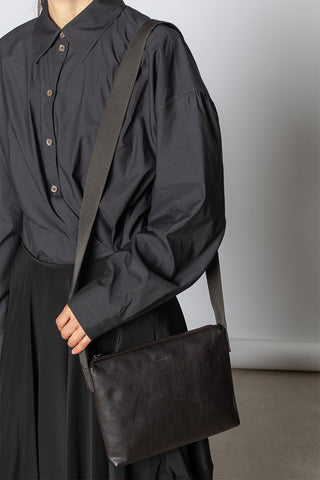 Small Folio Bag - Dark Chocolate