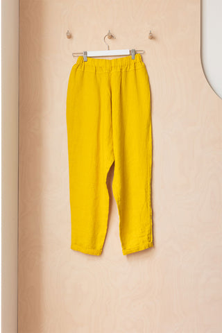 Black Crane Carpenter Pants - Mustard