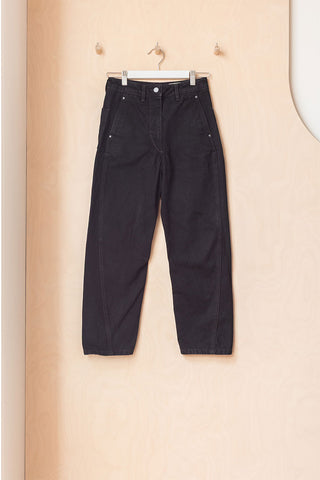 Lemaire Denim Twisted Pant - Black