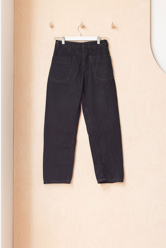 Lemaire Denim Twisted Pant - Black