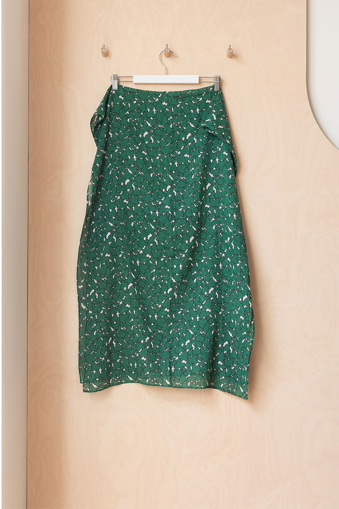 Eley Kishimoto Ivy Print Cotton Stole - Green