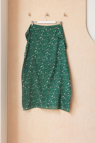 Eley Kishimoto Ivy Print Cotton Stole - Green