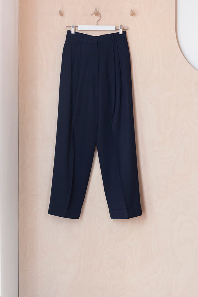 Dries Van Noten Partan Pants - Navy