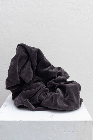 Sono Velvet Scrunchie Neck Warmer - Charcoal