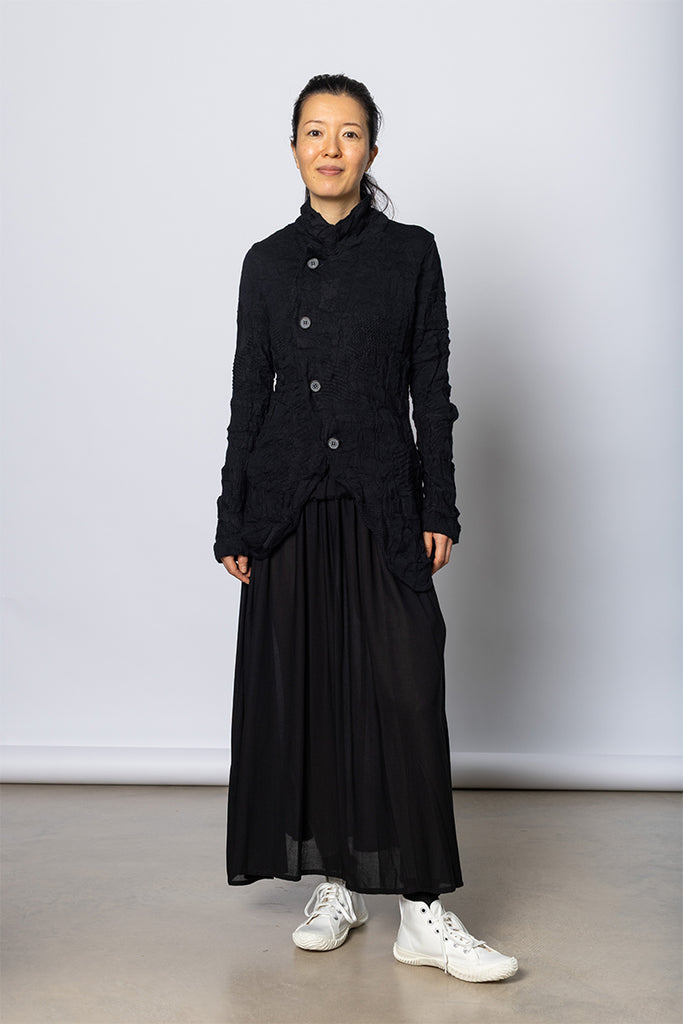 4 Button Jacket - Black