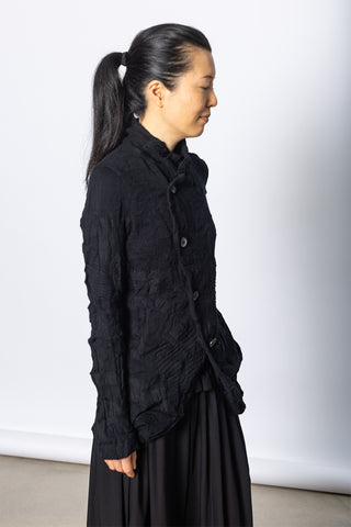 4 Button Jacket - Black