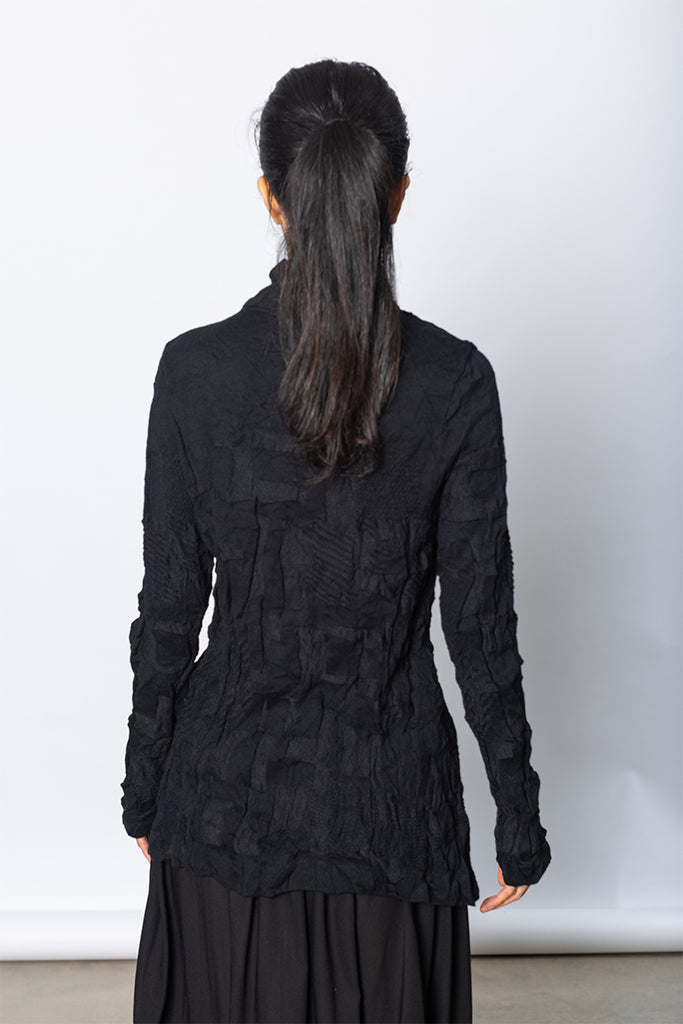 4 Button Jacket - Black