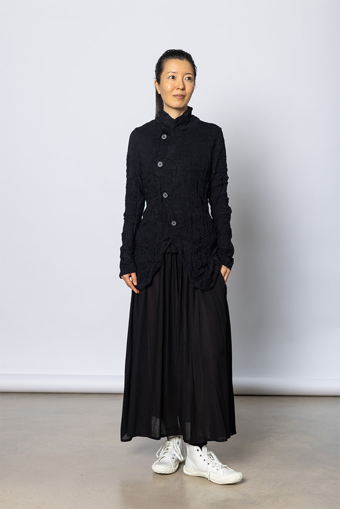 4 Button Jacket - Black