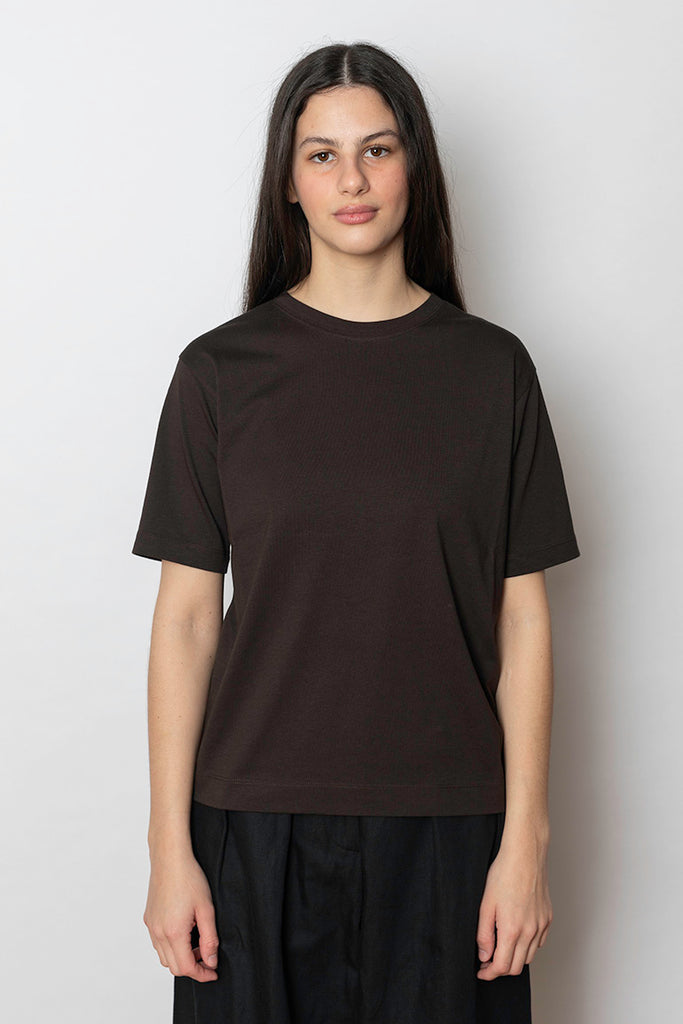 Heydu Organic Jersey T-Shirt II - Dark Brown