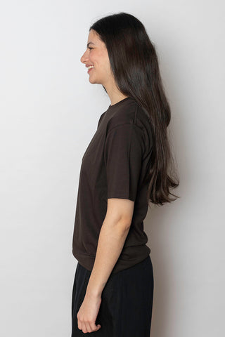 Heydu Organic Jersey T-Shirt II - Dark Brown