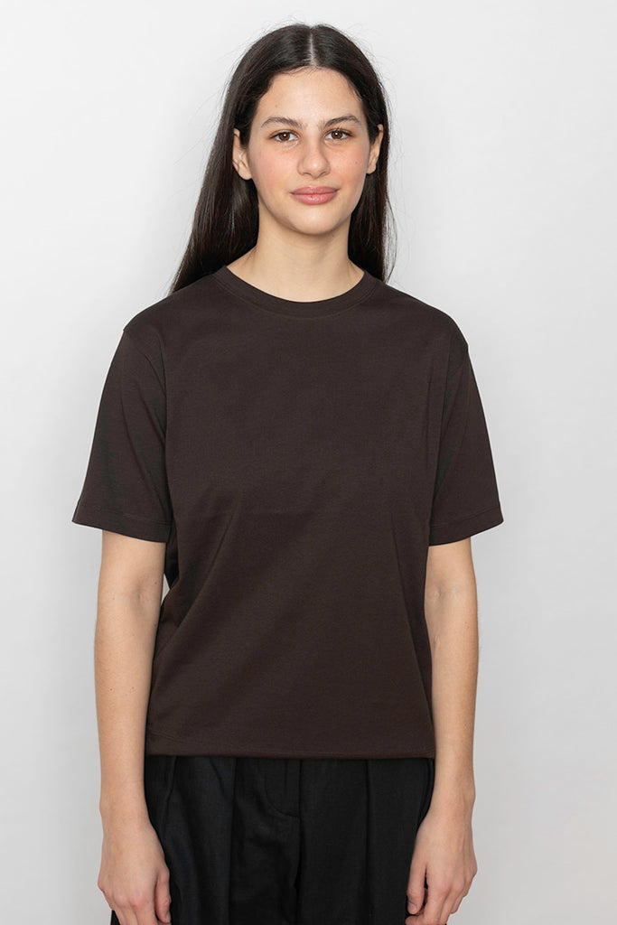 Heydu Organic Jersey T-Shirt II - Dark Brown