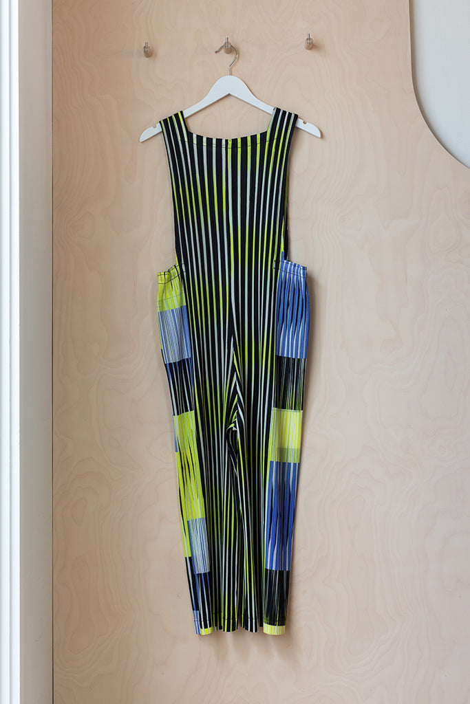 Pleats Please Square Neck Jumpsuit - Multi