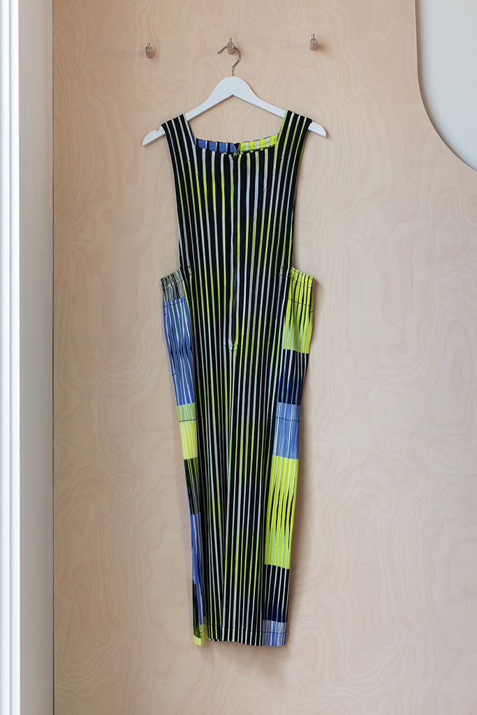 Pleats Please Square Neck Jumpsuit - Multi