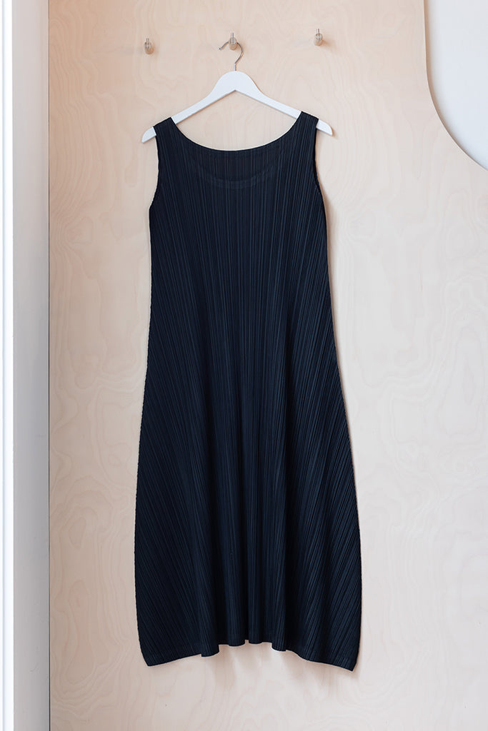 Pleats Please Tank Dress 3 - Black