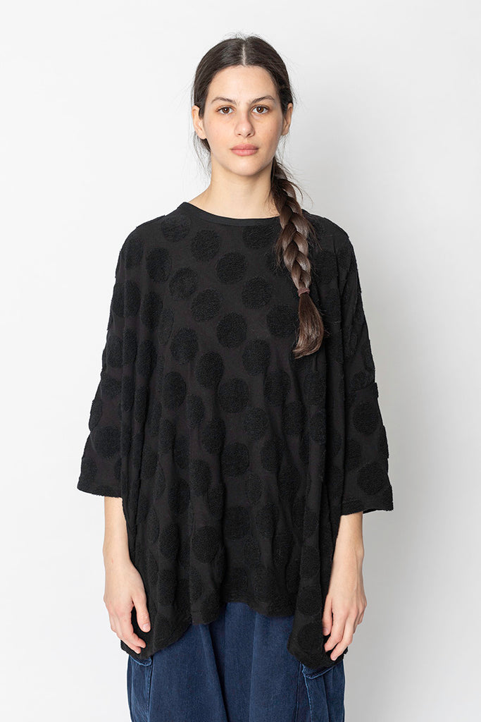 Round Neck Big T - Black