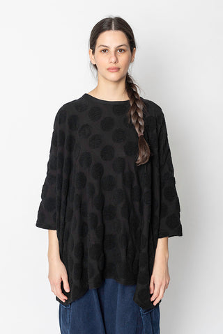 Round Neck Big T - Black