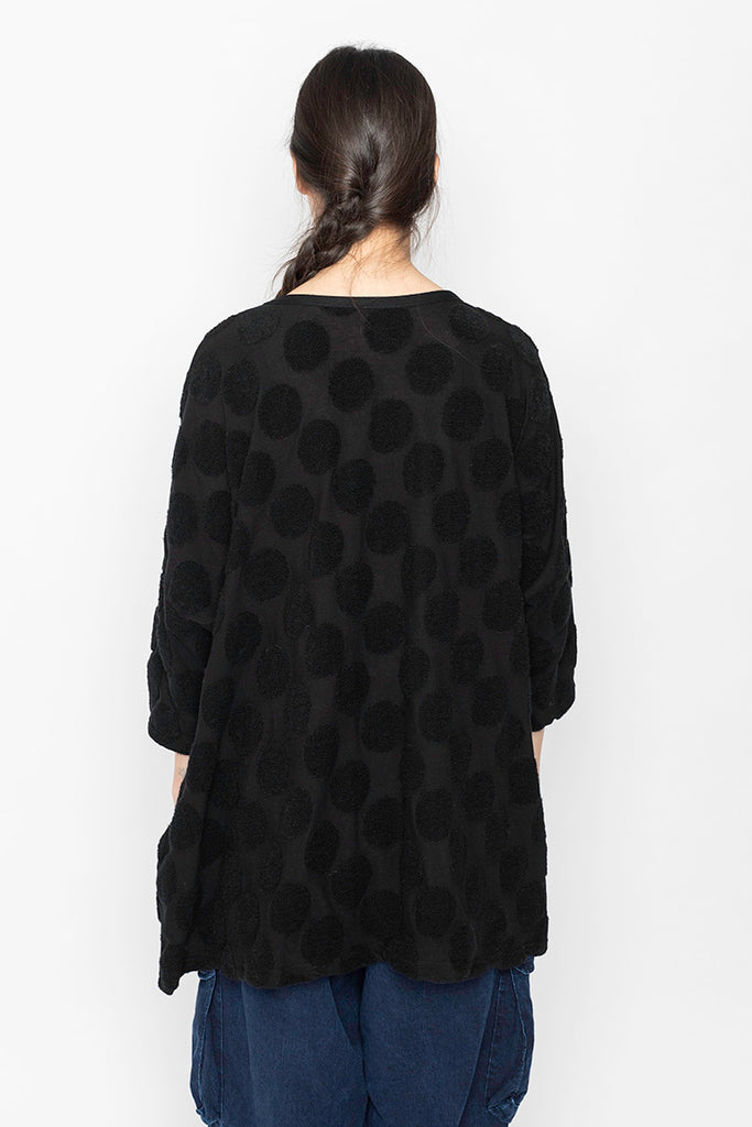 Round Neck Big T - Black