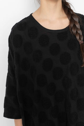 Round Neck Big T - Black