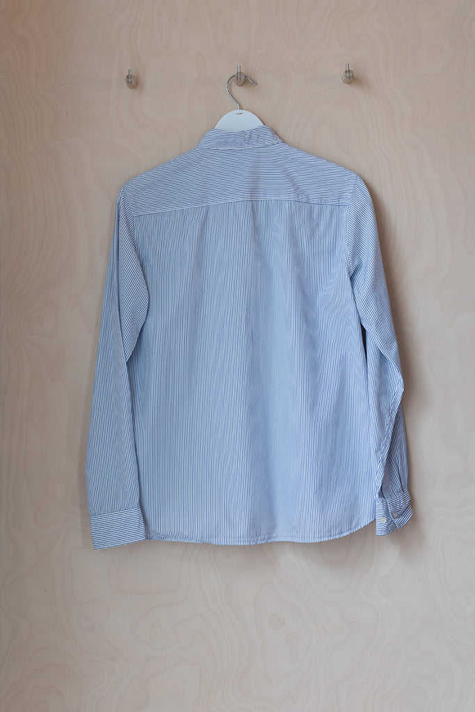 Sofie D'Hoore Long Sleeve Stripe Shirt - White/Navy