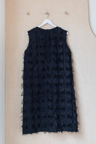 Issey Miyake Haat Textured Shift Dress - Black