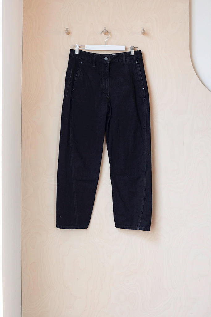 Lemaire Denim Twisted Pant - Black