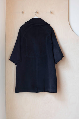 Rochas Double Breasted Coat - Black