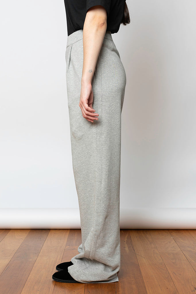 Hartia Straight Sweatpants - Grey Marle